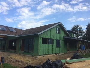 The Zip sheathing system requires a lot of tape and caulk to seal the house up